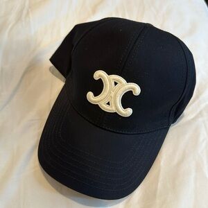 Celine triomphe baseball cap